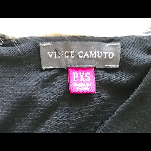 🛍FINAL SALE! No offers. Vince Camuto Black Ruffle Top - Picture 3 of 4